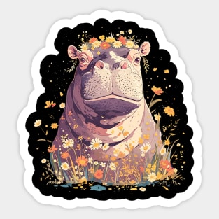 hippopotamus Sticker